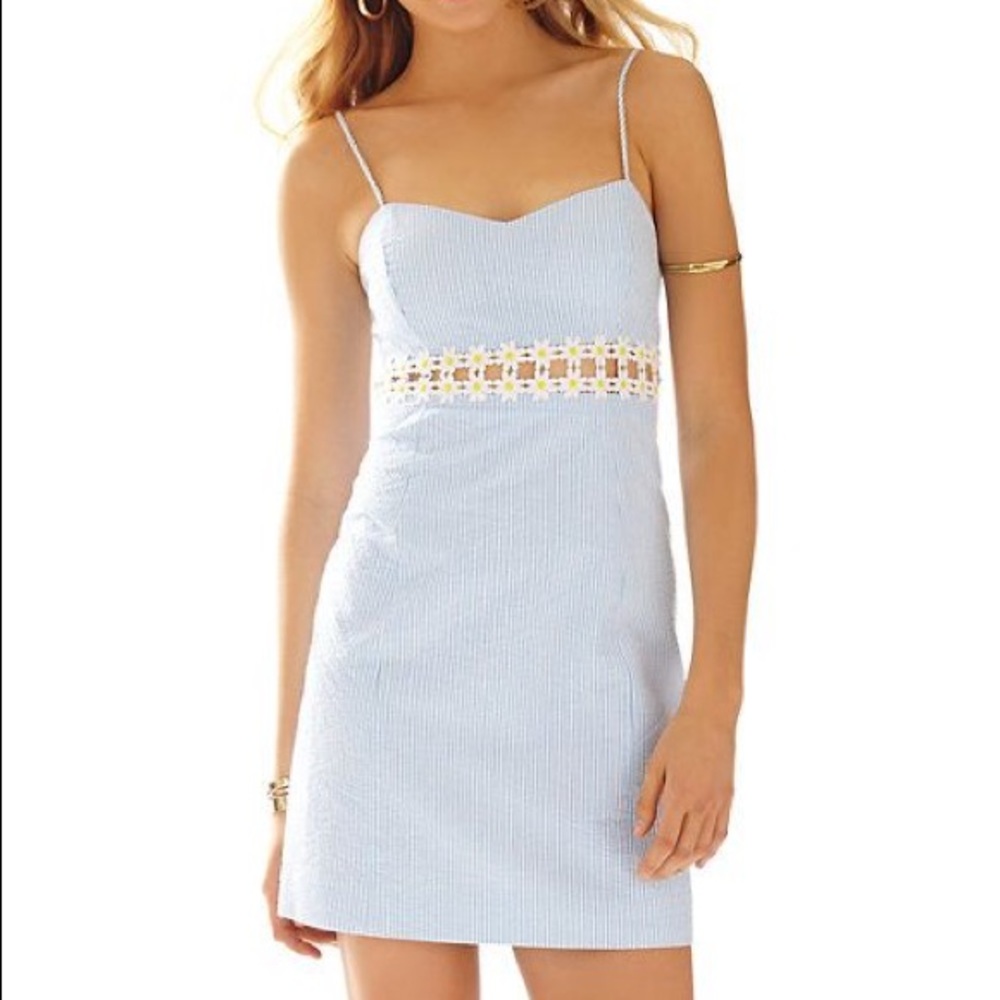 Lilly Pulitzer Daisy and Seer Sucker Sheena Dress